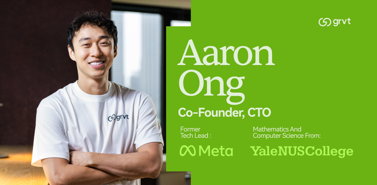 Grvt Cofounder Aaron Ong