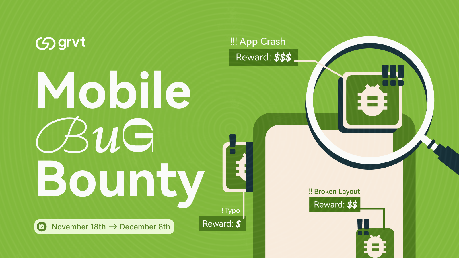 Grvt Mobile UX/UI Bug Bounty