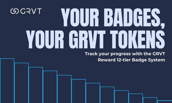 Your Badges, Your GRVT Tokens: Track Your GRVT Reward Airdrop Progress with New 12-Tier System