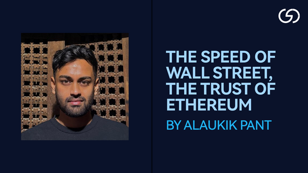 The Speed of Wall Street, the Trust of Ethereum