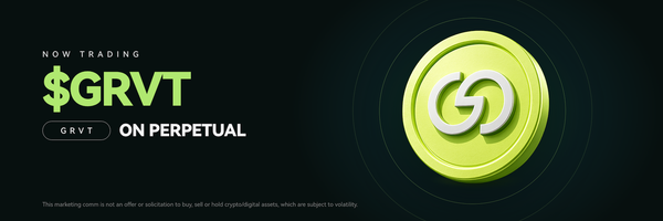 GRVT Perpetuals Are Now Live - Trade $GRVT on Grvt